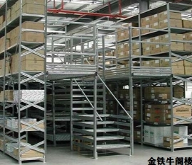 廣西汽車五金店閣樓貨架案例